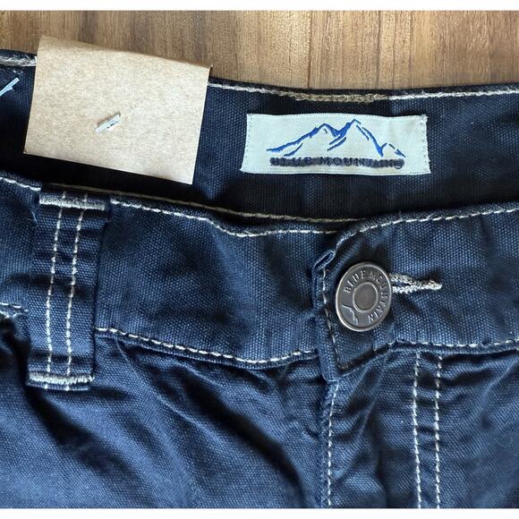 Blue Mountain‎ Fleece Lined Jeans Black WorkwearCarpenter Men's Size 40X30 NWT - Picture 3 of 6